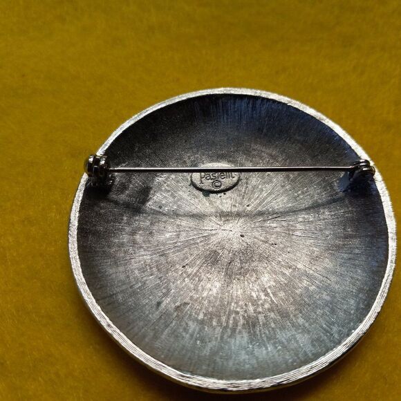 Vintage Pastelli Silver Tone Brooch - Picture 2 of 5
